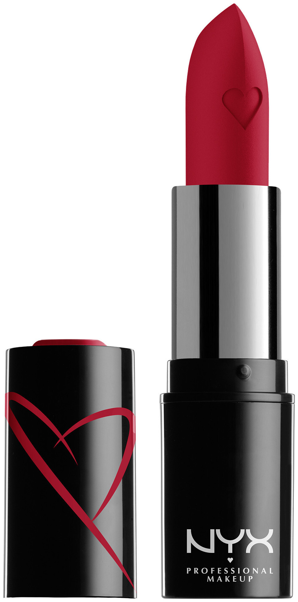 Image of NYX Professional Makeup Shout Loud Satin Lipstick, Red Haute