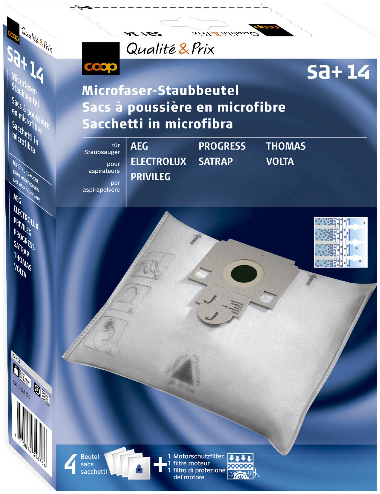 Image of Preisimage-EM Qualité & Prix Microfaser-Staubbeutel, SA+ 14