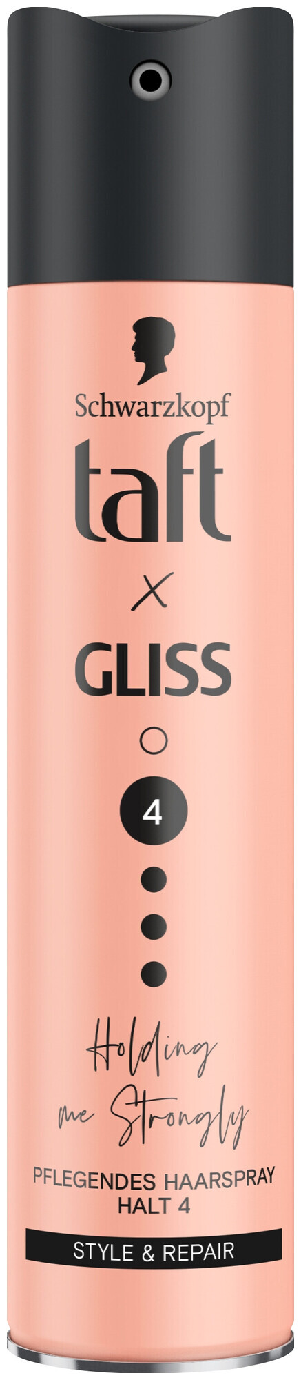 Spray coiffant Taft x Gliss Holding me strongly