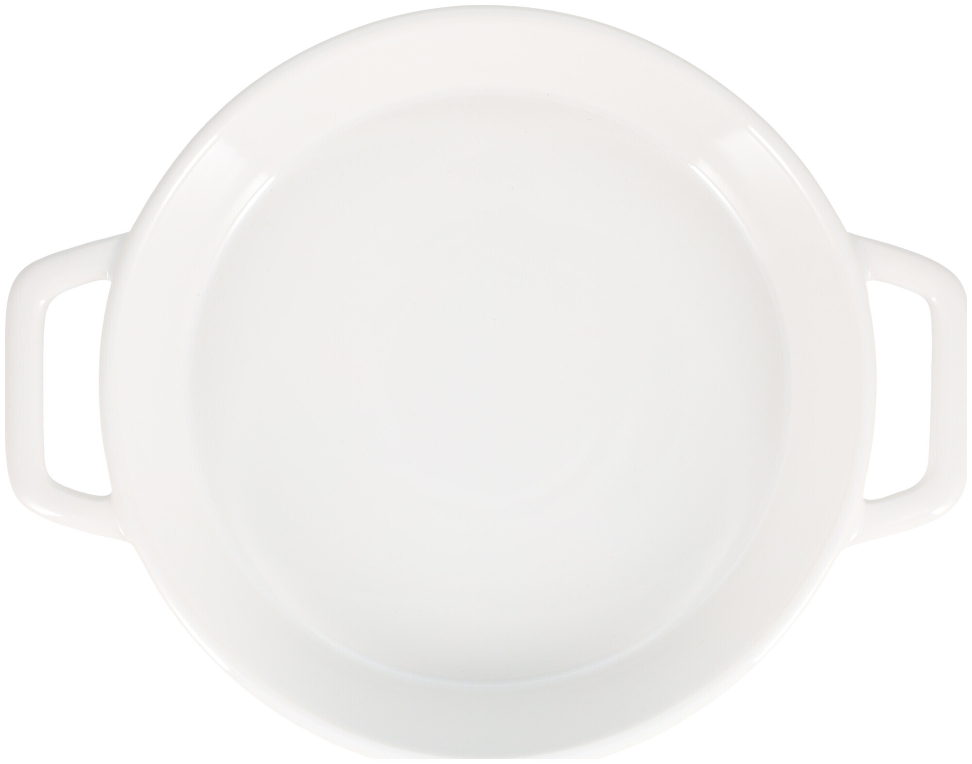 Ladelle Homestead Auflaufform mit Griff rund weiss 25cm