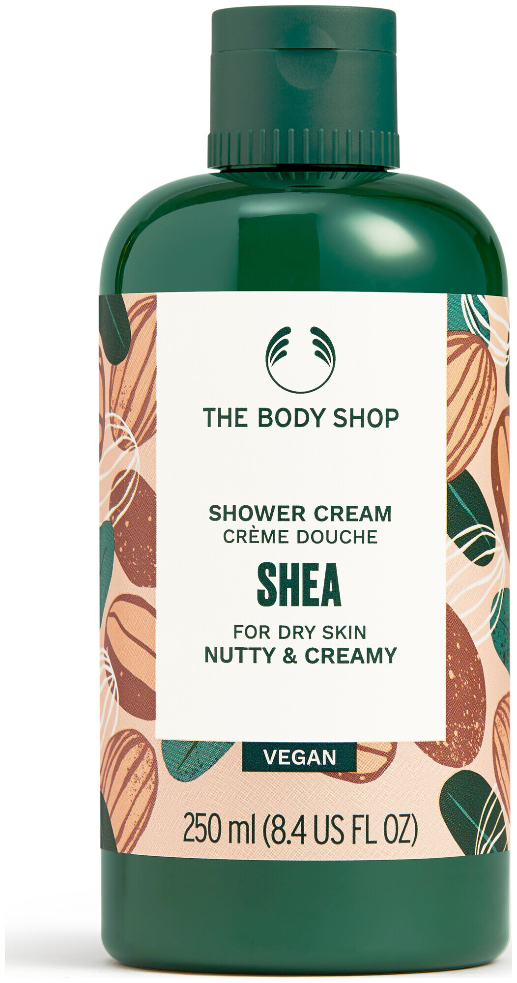 Image of Verwöhnen Sie Ihre Haut mit der Shea Shower Cream von The Body Shop. Diese cremige Duschpflege ist ideal für trockene Haut, denn sie reinigt sanft und spendet Feuchtigkeit. Mit Sheabutter aus fairem Handel angereichert, schäumt sie zu einem weichen, cremi