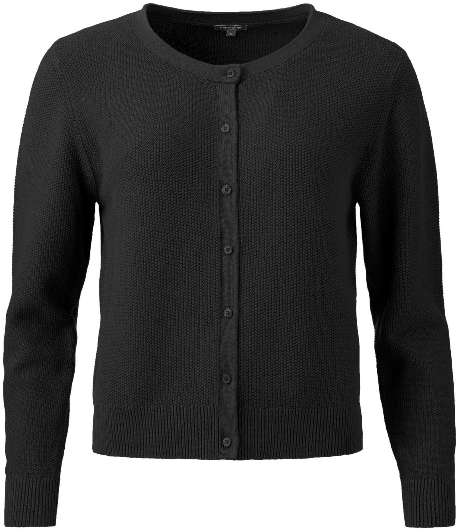 Image of Naturaline Textil Naturaline Damen Strickjacke schwarz S