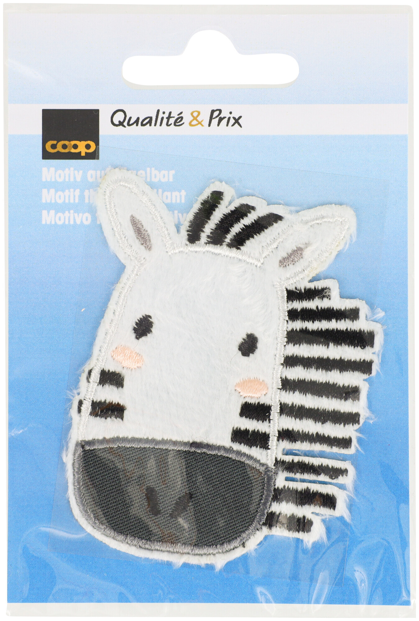 Image of Coop Applikation Zebra Kopf