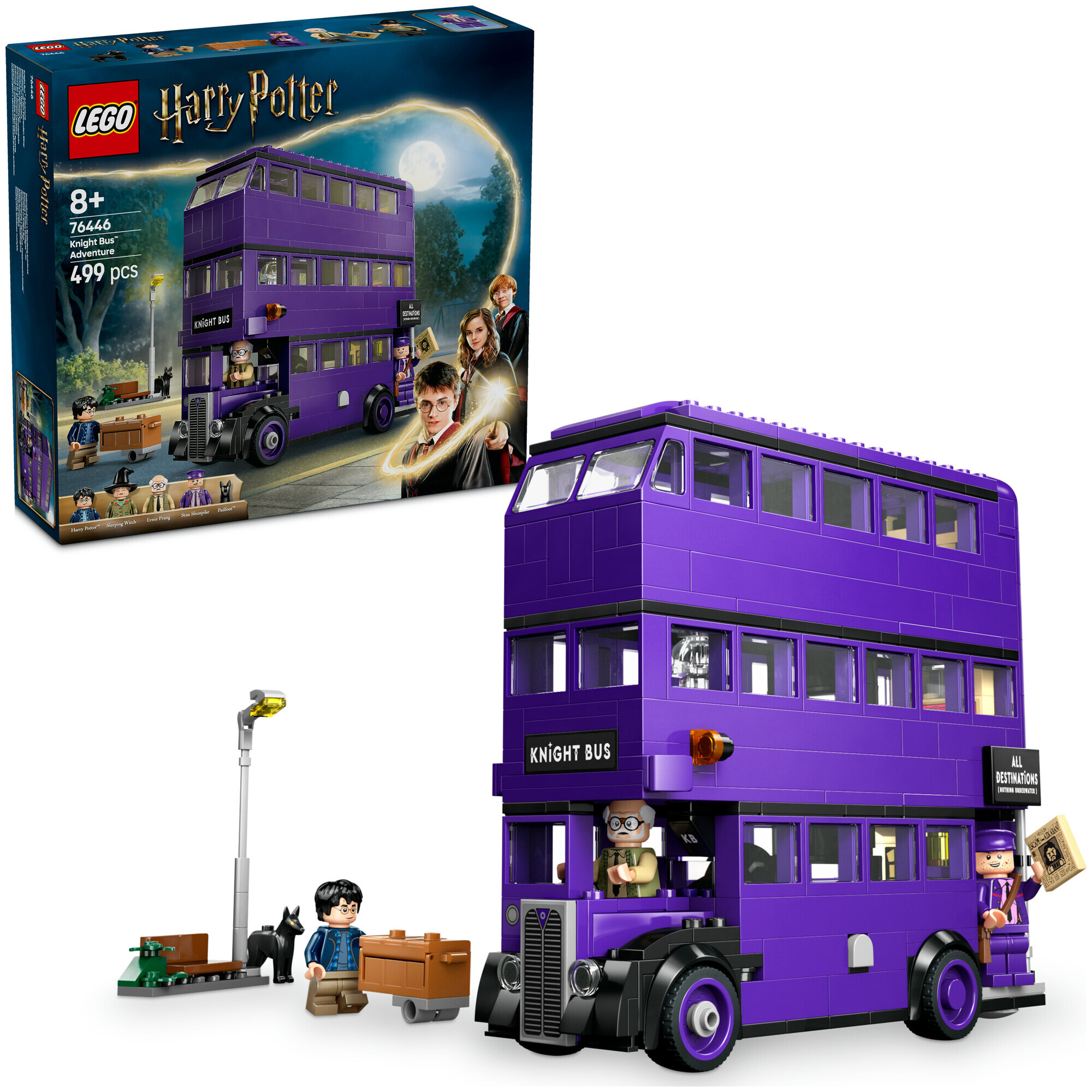 Lego Harry Potter Lego Harry Potter 76446 Aventure avec le Bus des Chevaliers - Set avec bus dès 8 ans