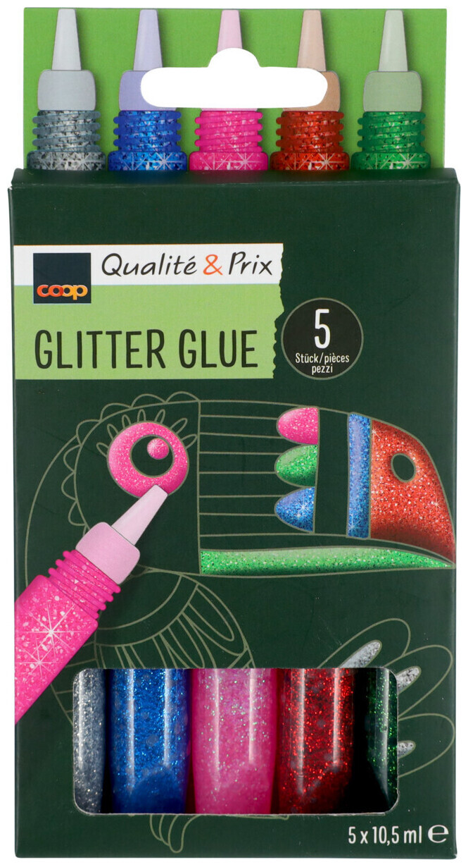 Image of Coop Qualité & Prix Glitter Glues 5 Stück