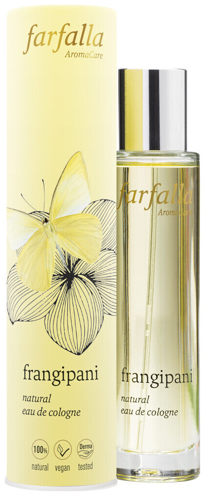 Image of farfalla frangipani natural eau de cologne 50ml