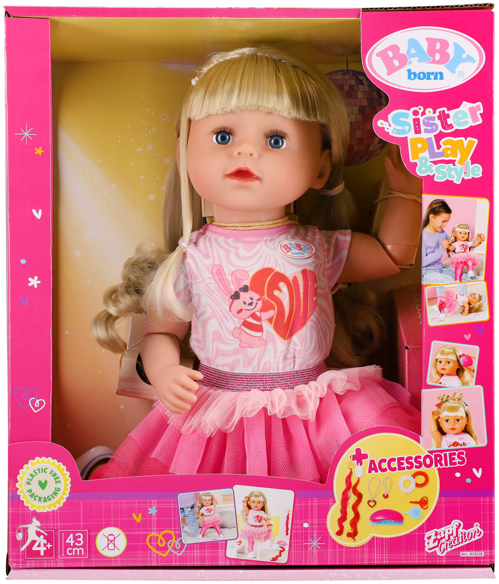 Image of Baby born Sister Style & Play 43cm