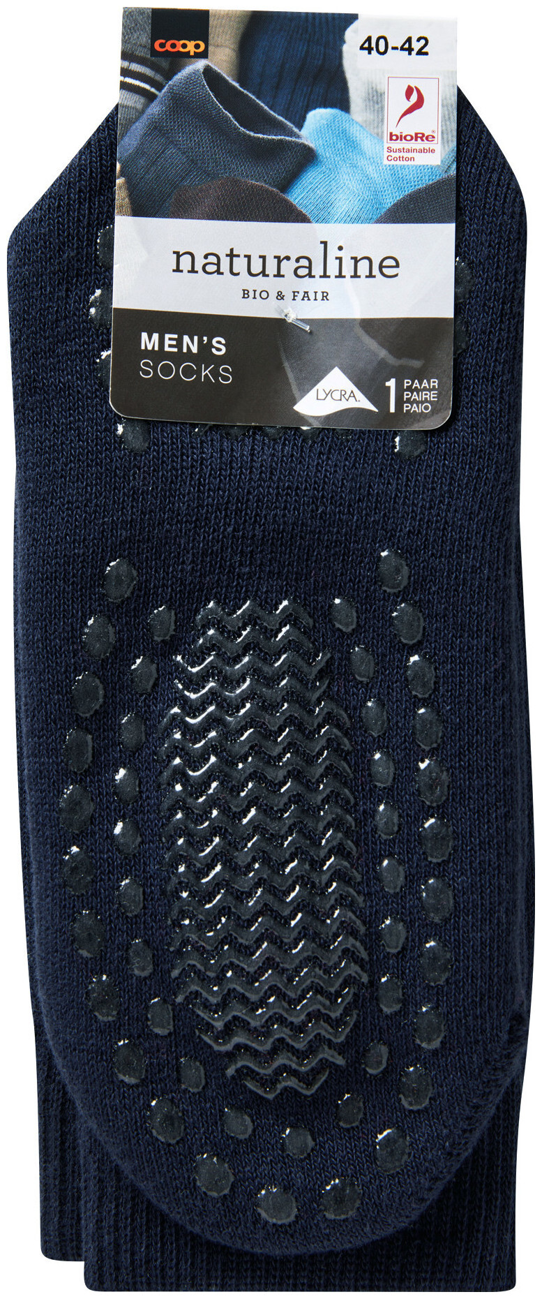 Naturaline Textil Naturaline Herren Socken ABS Marine 40 - 42