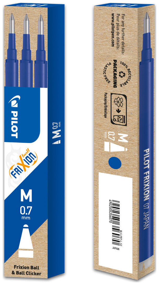 Image of Pilot Frixion 0.7 Ersatzminen blau 3Stk