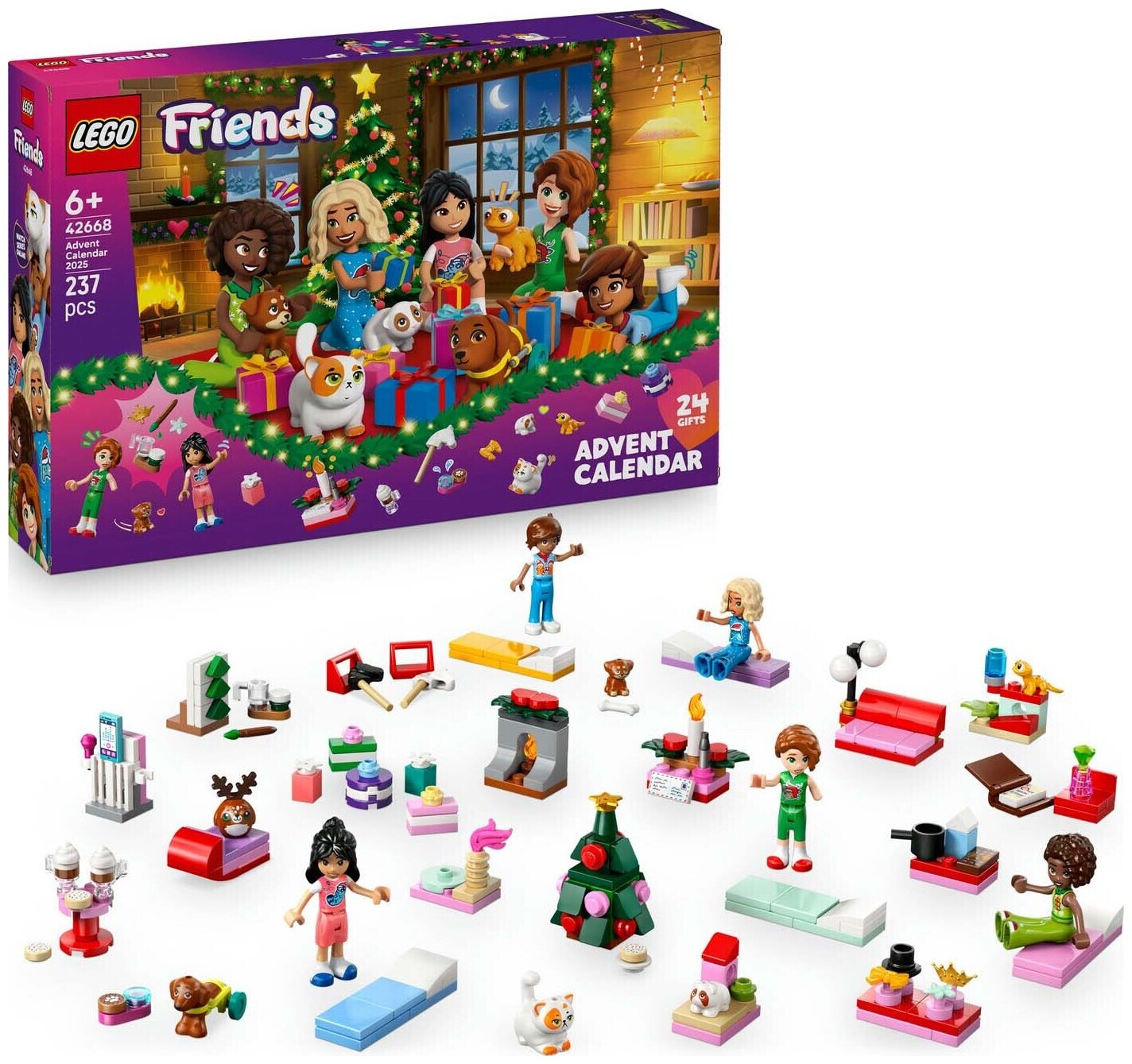 Lego Friends 42668 Adventskalender 2025 6+ Jahre