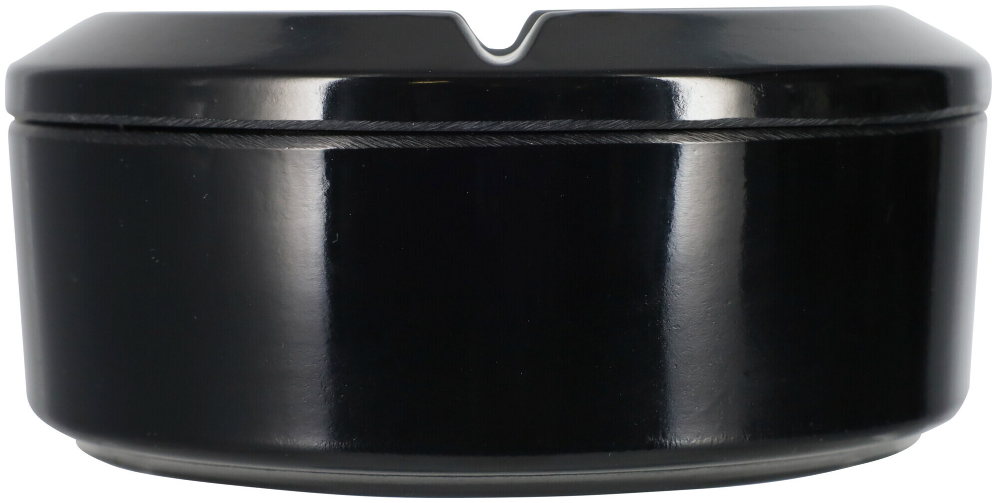 Cendrier en mélamine noir