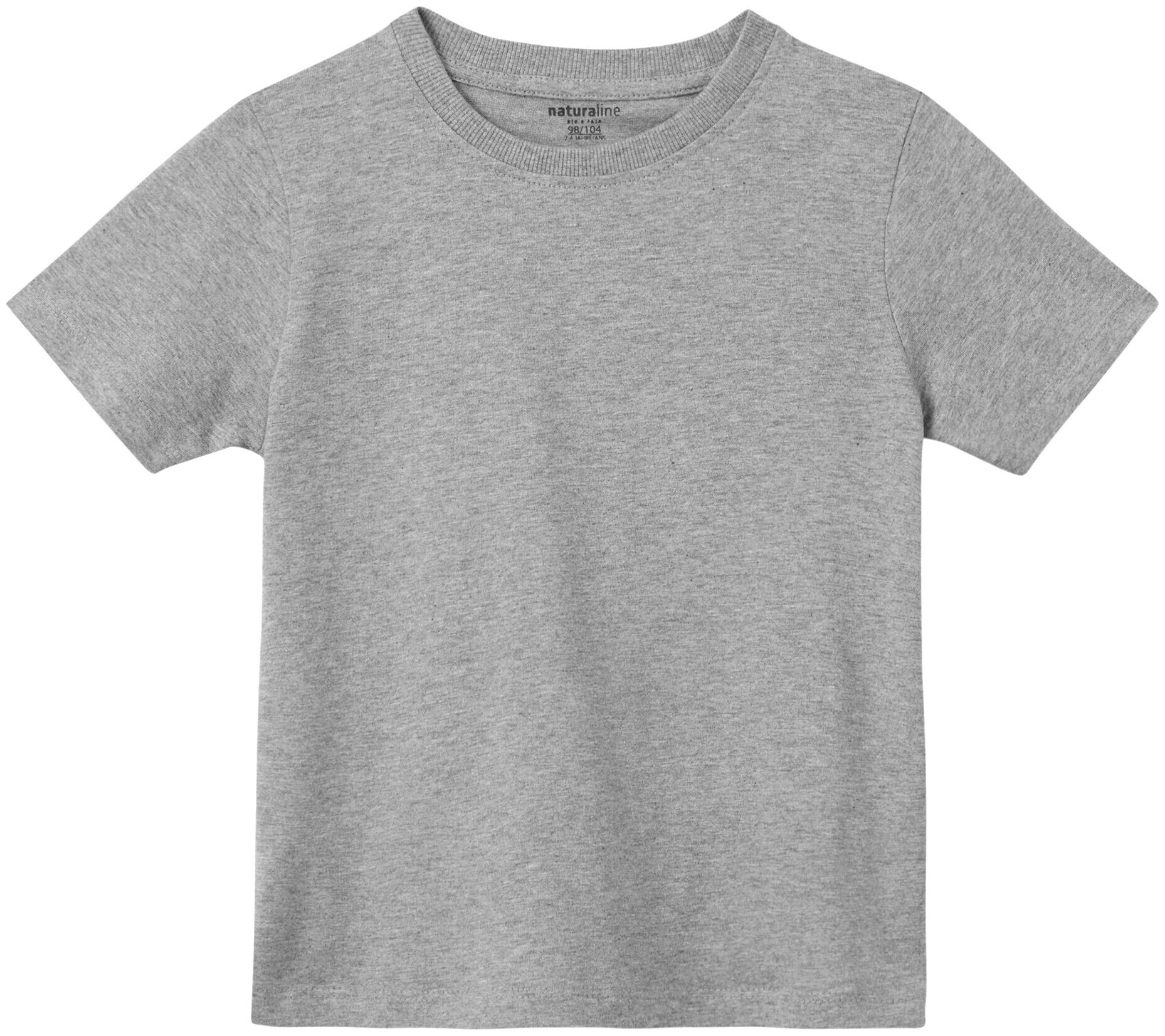 Image of Naturaline Textil Naturaline Kinder T-Shirt stone grey 110/116