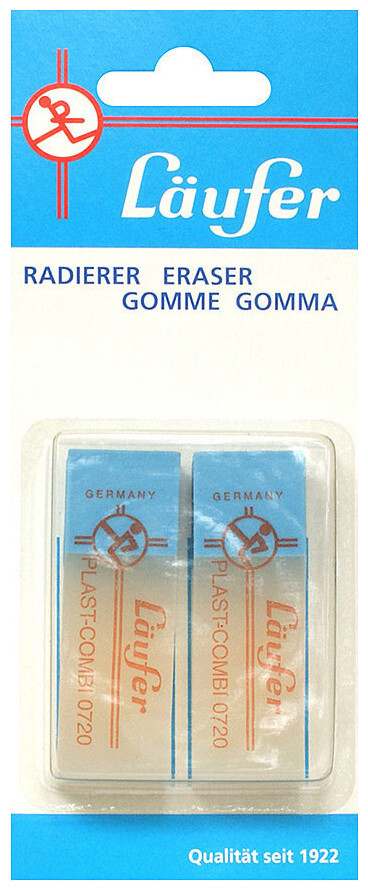 Image of Läufer Radiergummi Combi Plast 720 2 Stück