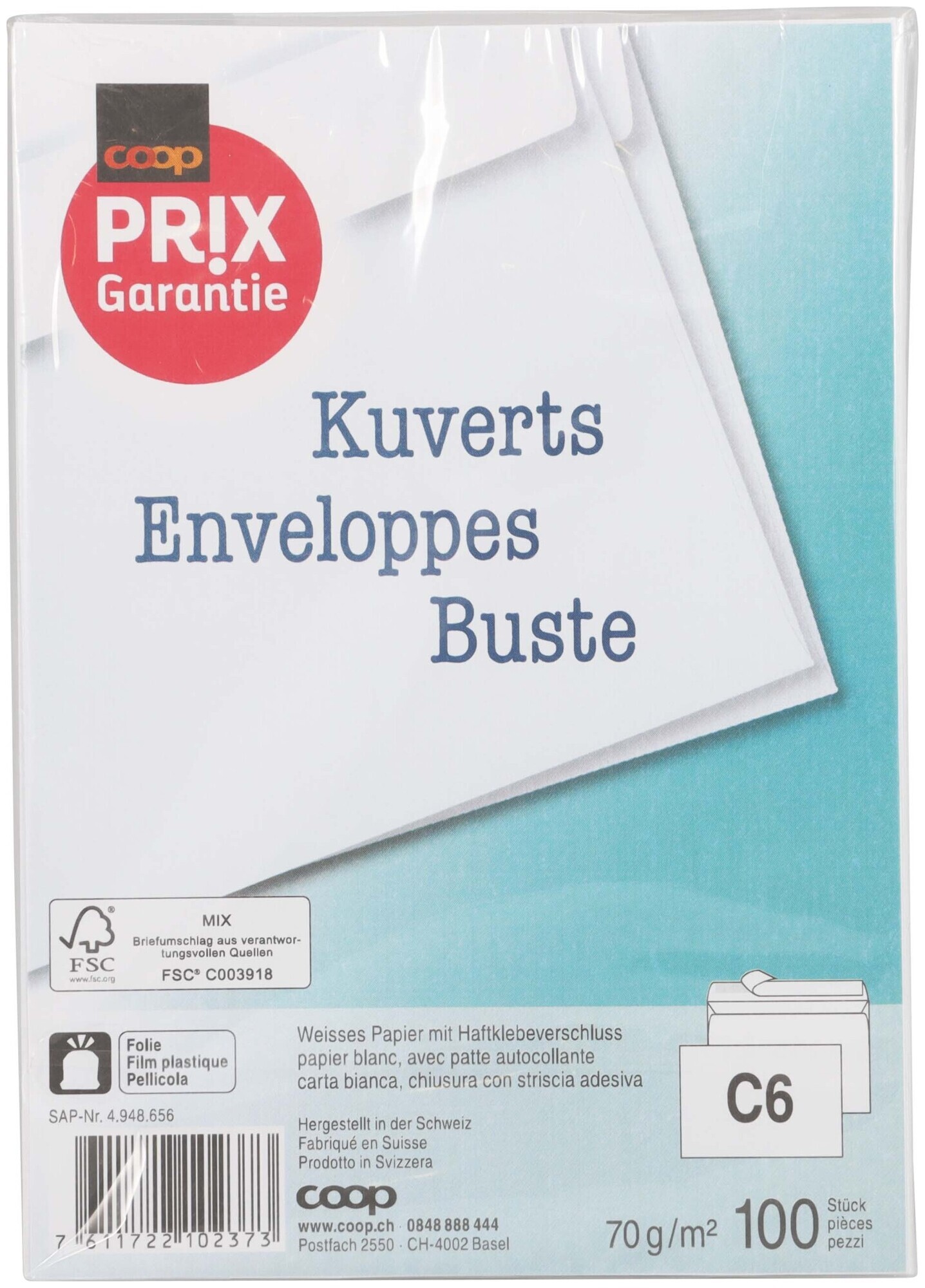 Image of Prix Garantie Kuvert C6 100 Stück