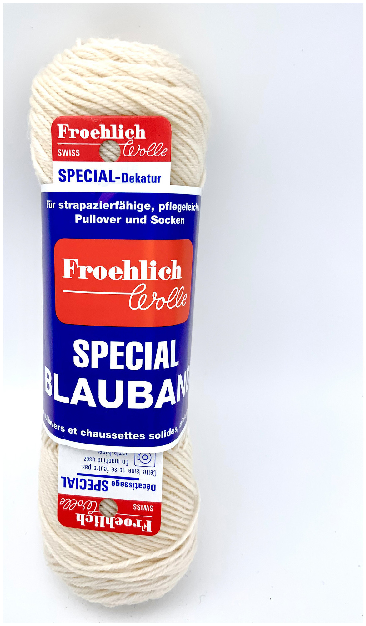 Image of Froehlich Blauband 20 Sockenwolle natur 50g