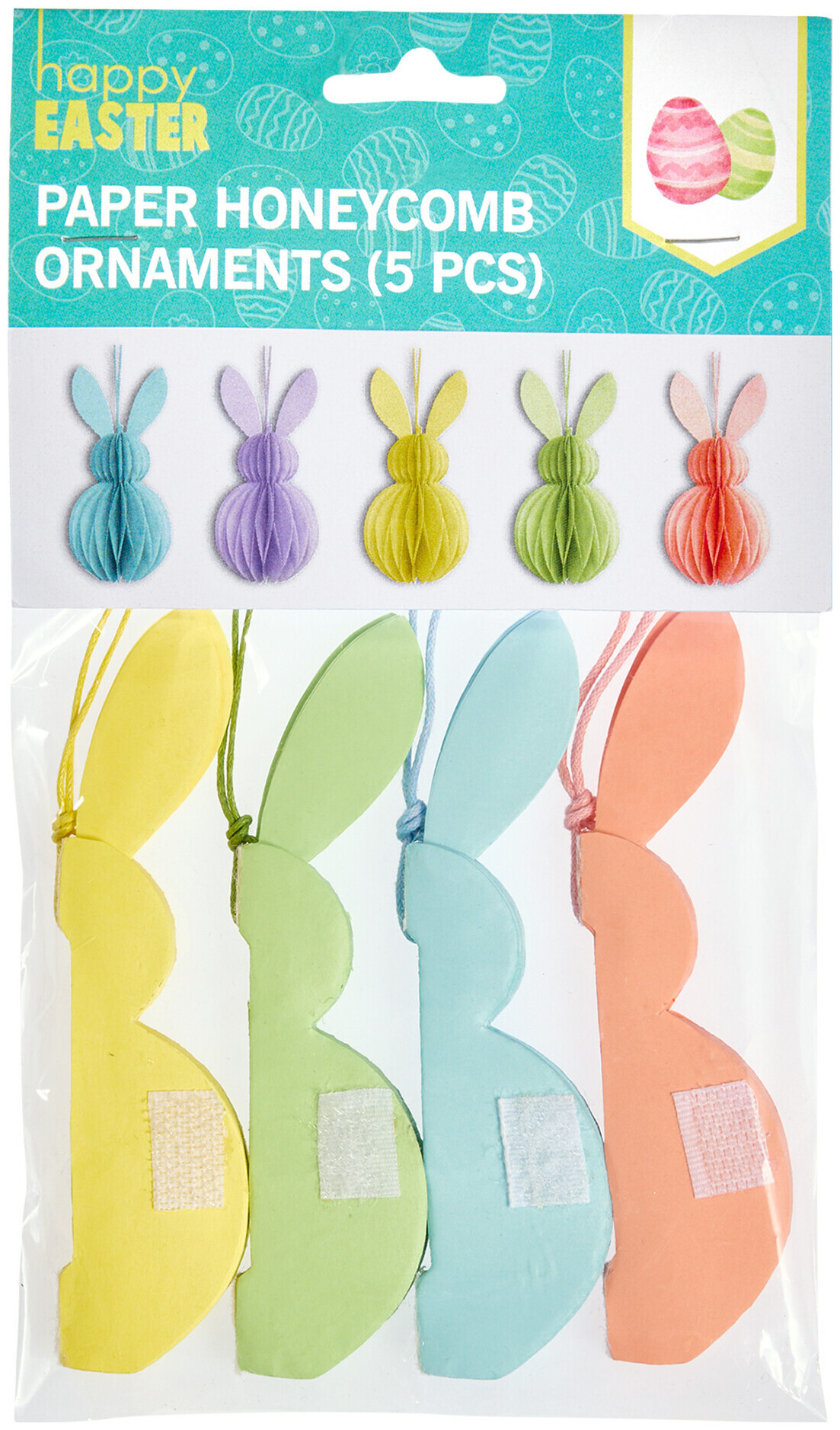 Image of 5er-Set Papierhänger Hase