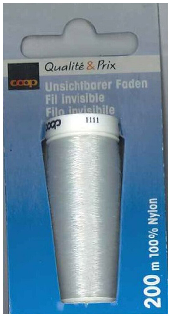 Image of Coop Faden unsichtbar 1001 transparent Spule 200 m