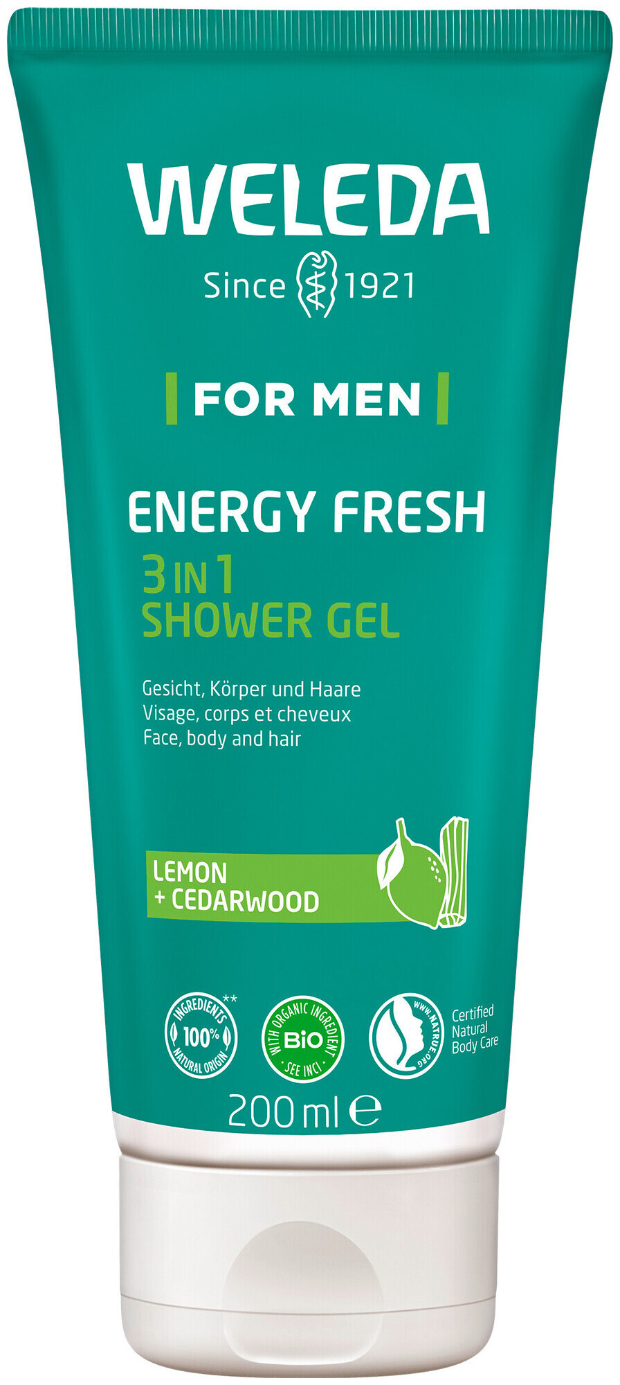 Image of Weleda For Men Energy Fresh 3in1 Shower Gel