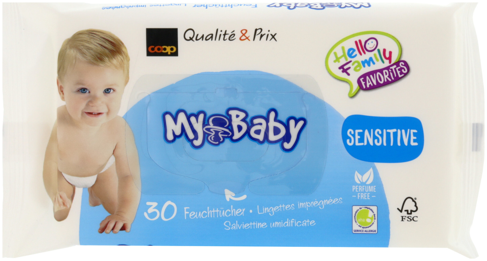 Image of My Baby Sensitive Feuchttücher Travel-Pack