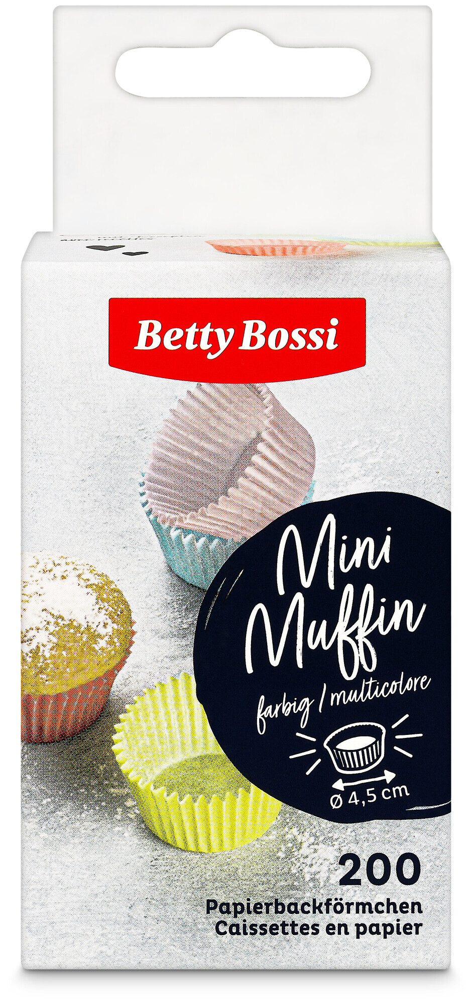 Image of Betty Bossi Papierbackform Muffin 4.5cm bunt