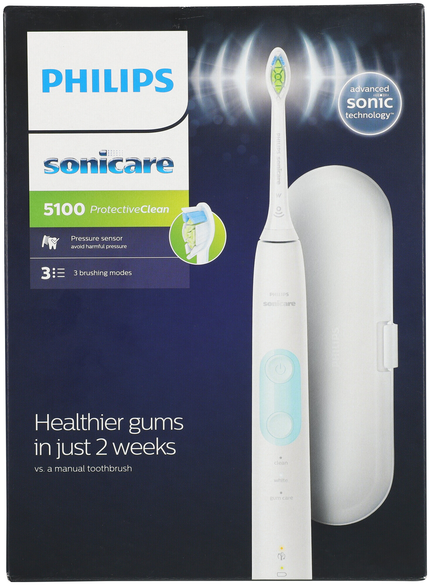 Image of Philips ProtectiveClean 5100, weiss/mint