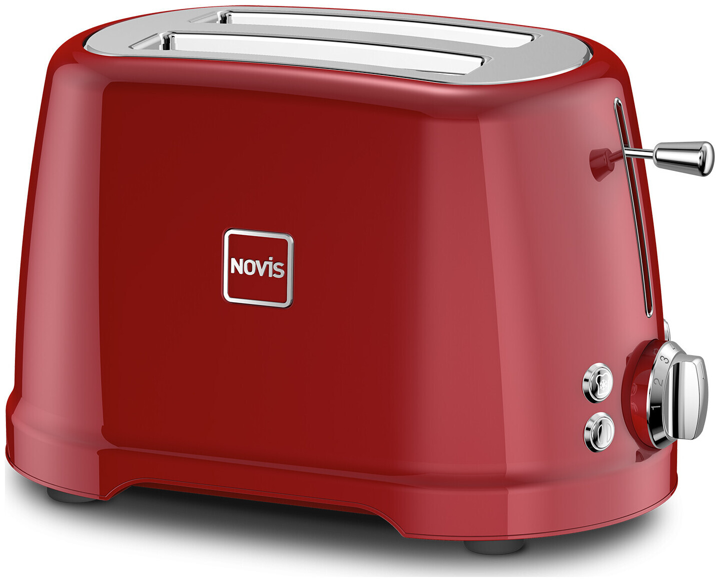 Novis Toaster Iconic Line T2 rot