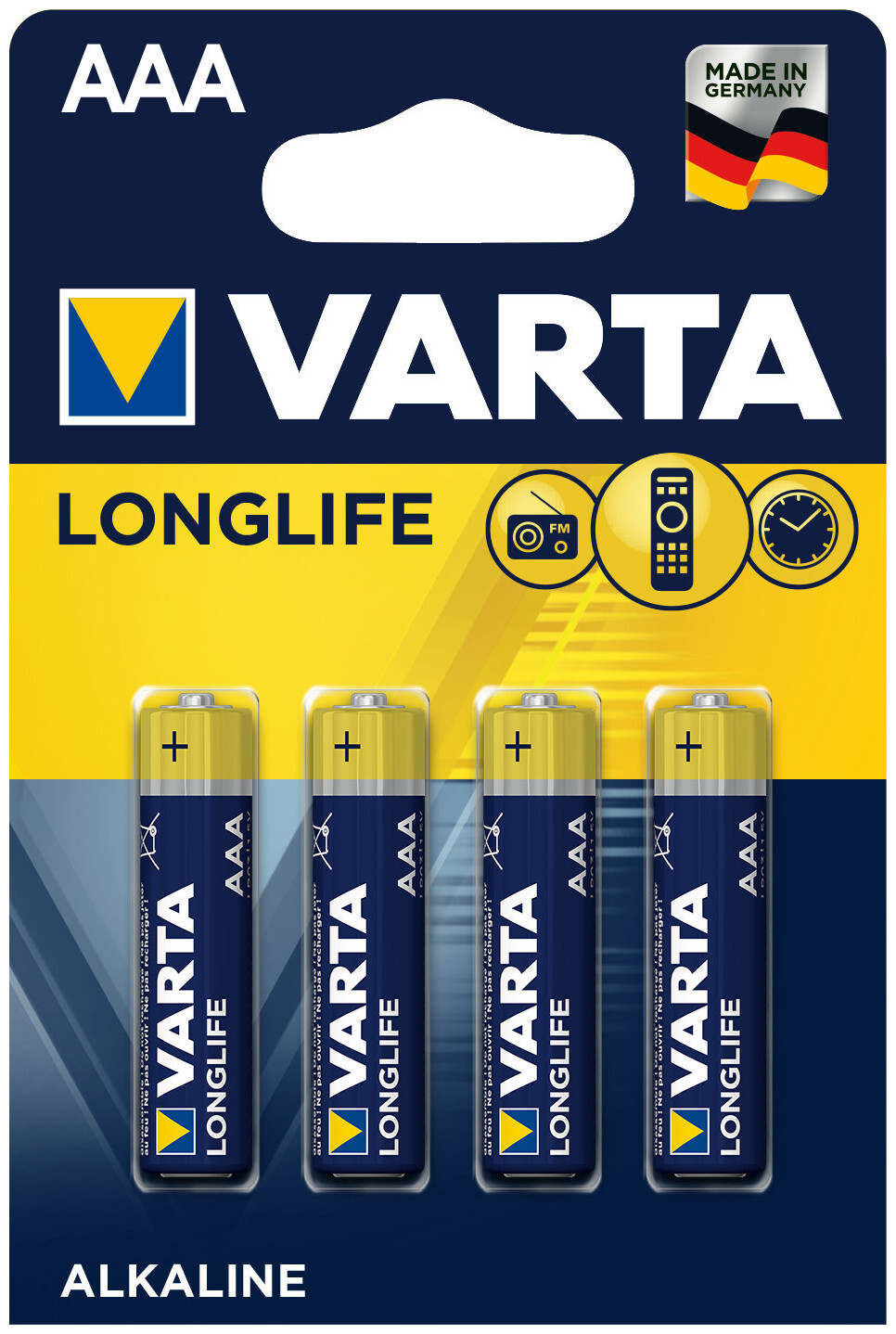 Image of Varta Longlife AAA 4er Bli