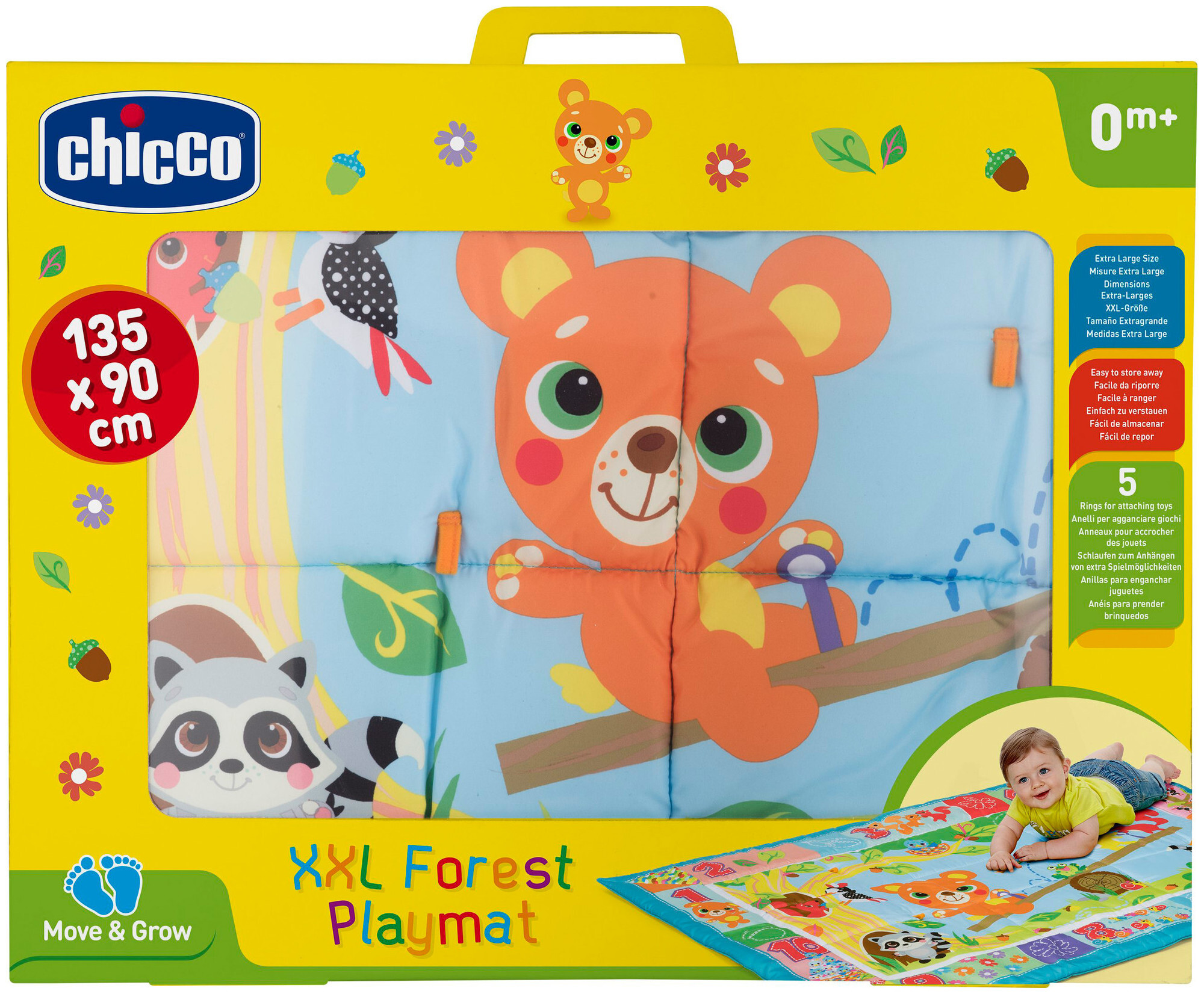 Image of Chicco XXL Spieldecke Waldtiere 0+ Monate