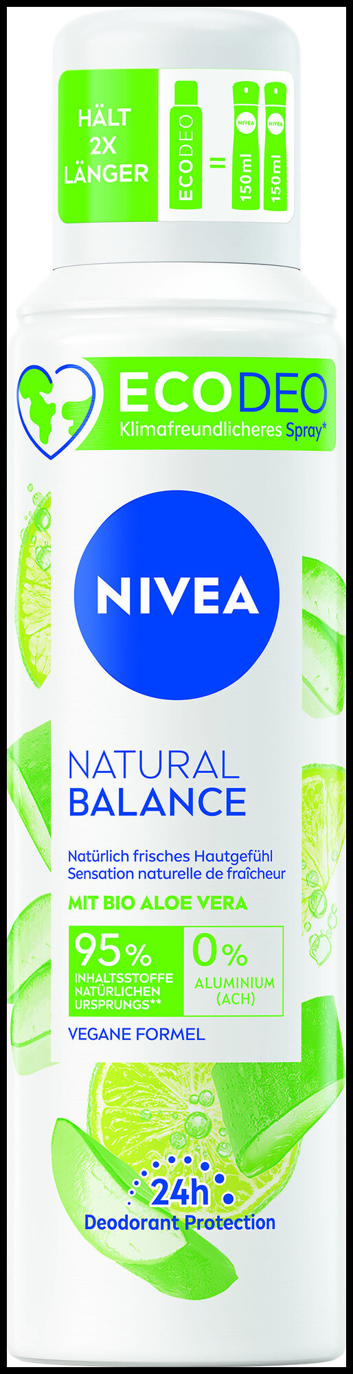 Image of Nivea Ecodeo Natural Balance Bio Aloe Vera Spray Female