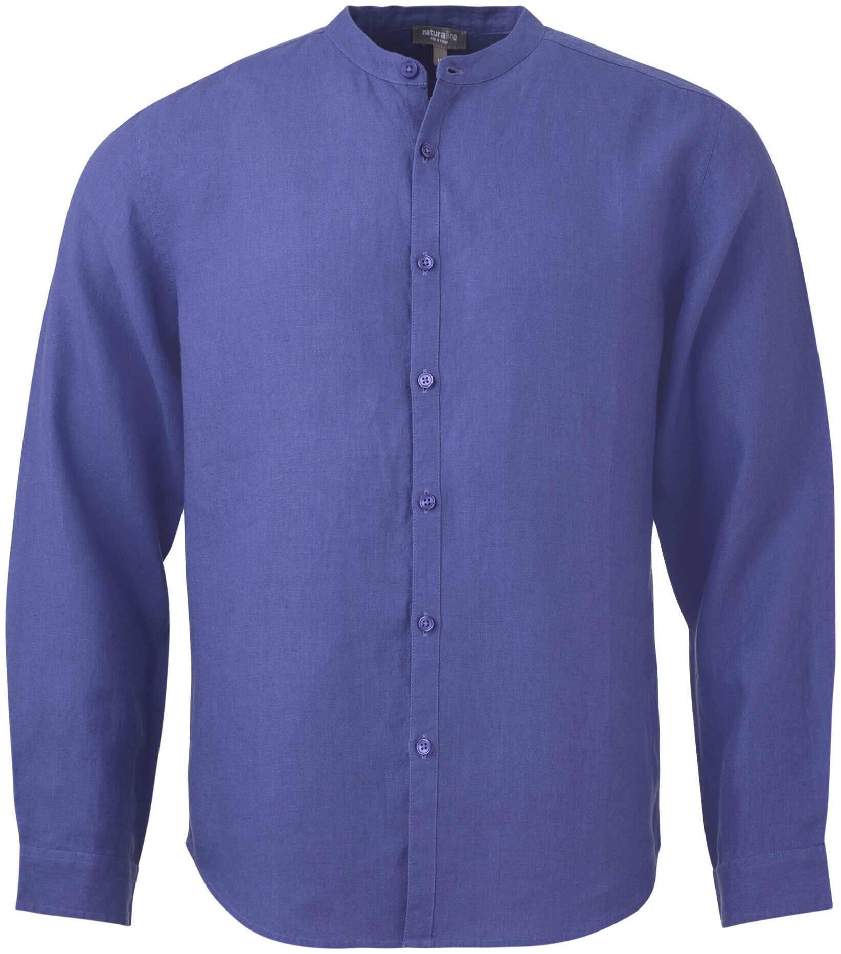 Naturaline Textil Chemise en lin homme Naturaline, bleu foncé, XL