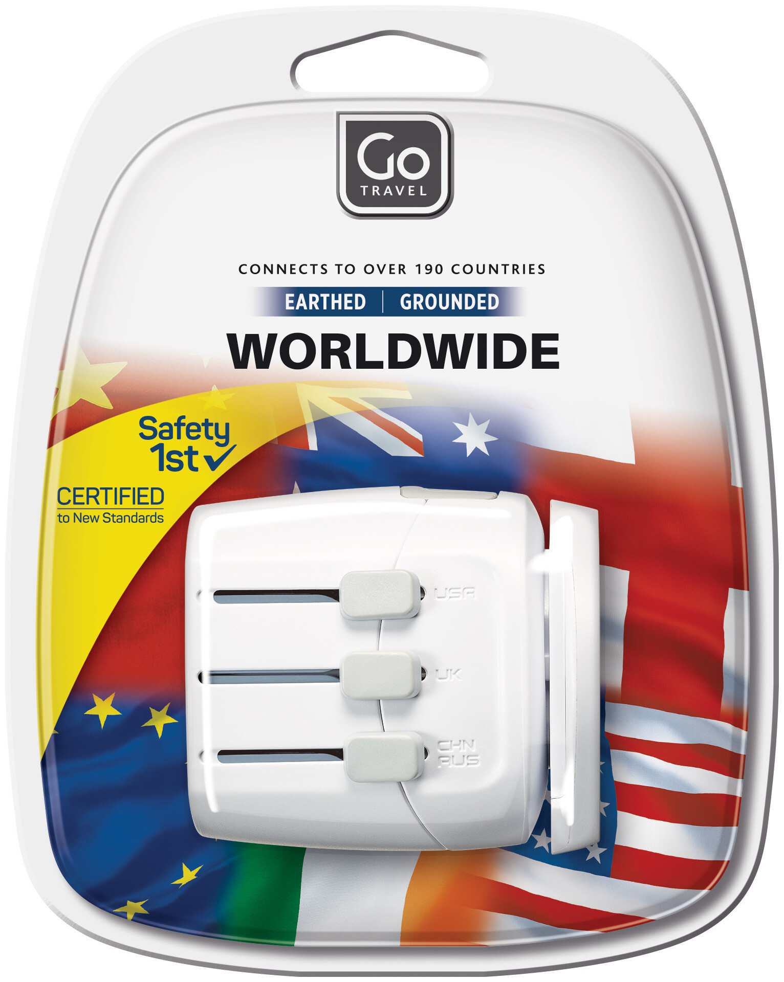 Image of GO Travel Worldwide Adaptor Earthed