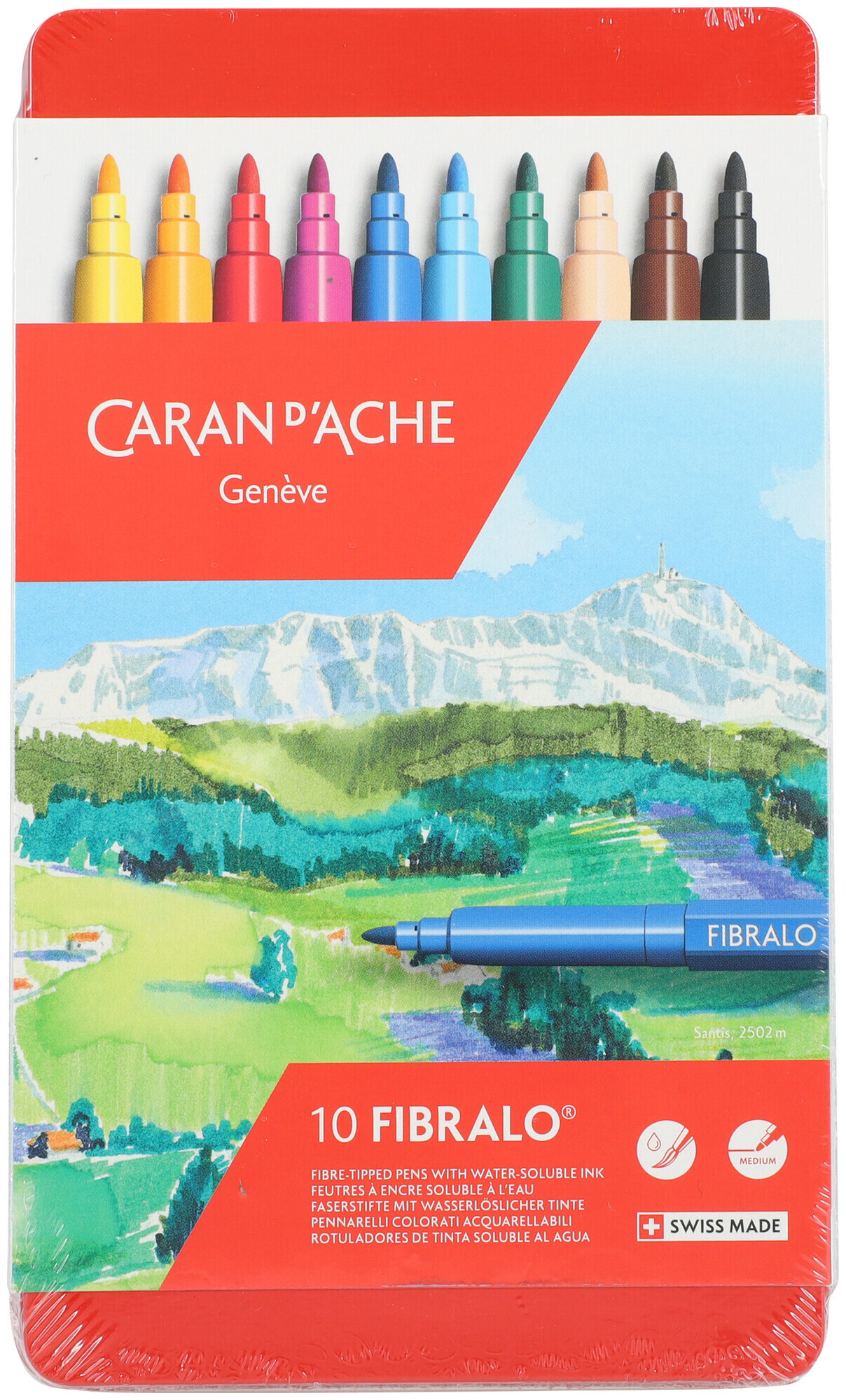 Image of Caran d'Ache Classic Fibralo Assortiert 10Stk.