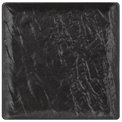 Platte quadratisch schwarz 15x15cm