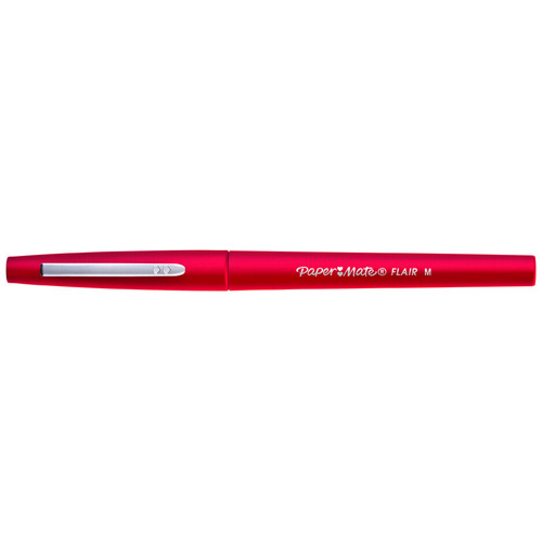 Paper Mate Nylon Flair Filzstift (Rot, 1 Stück)