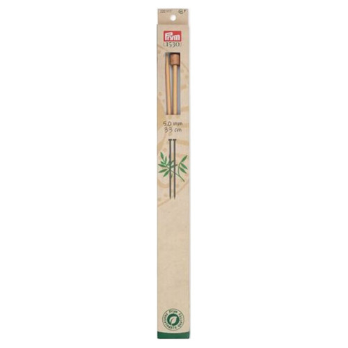 Prym 1530 Jackenstricknadeln 5.00 mm, 33 cm, Bambus
