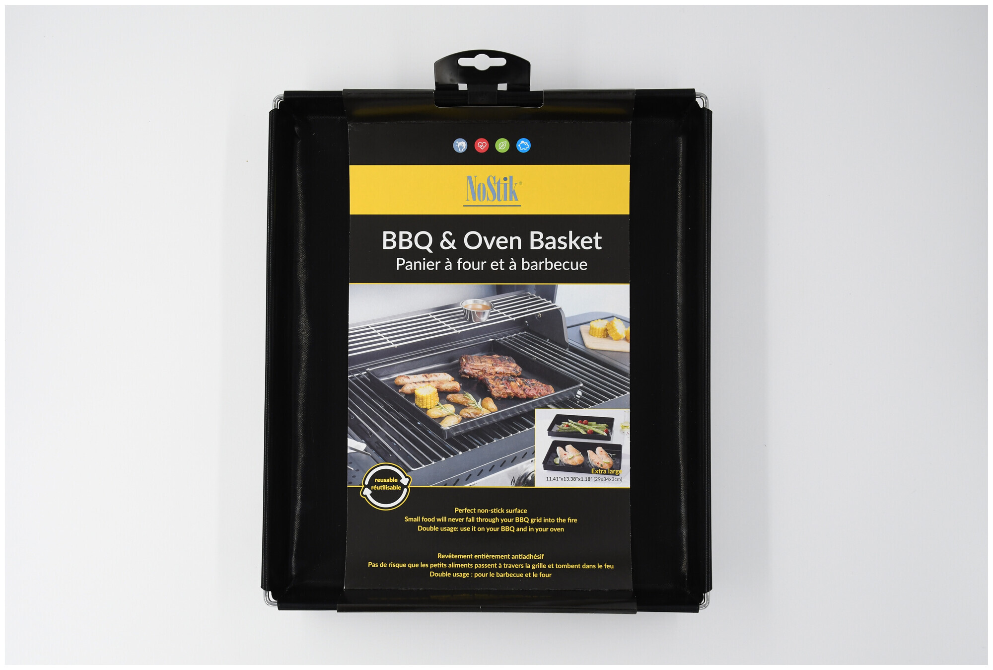 NoStik Grillkorb 3l 29x34cm