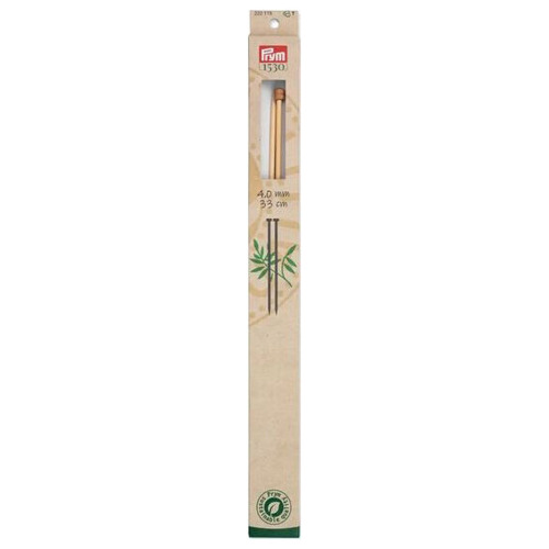 Prym 1530 Jackenstricknadeln 4.00 mm, 33 cm, Bambus
