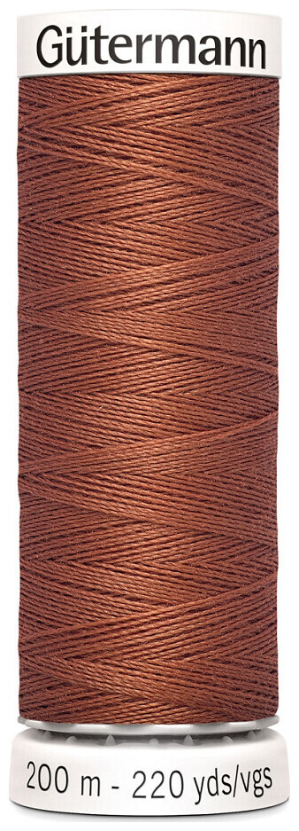 Image of Gütermann Nähfaden Allesnäher 200 m braun 0847