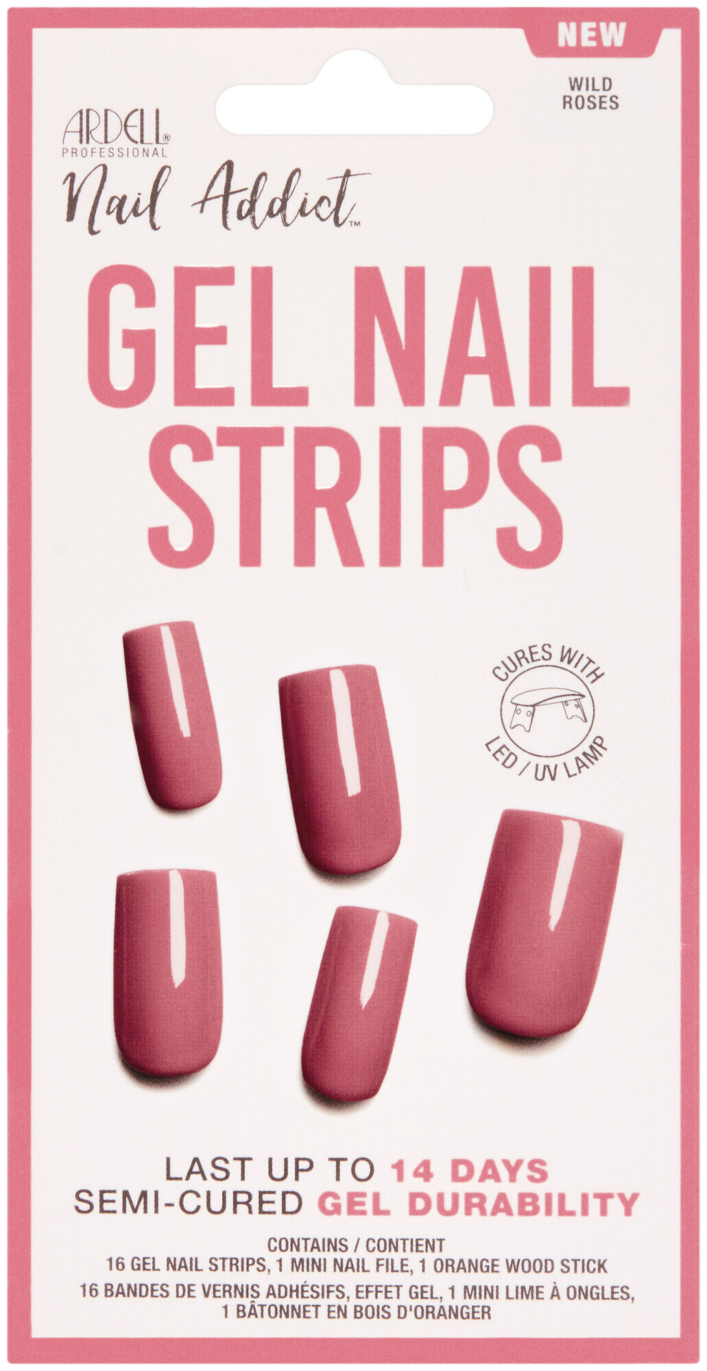 Image of Ardell Gel Nail Strips Wild Roses