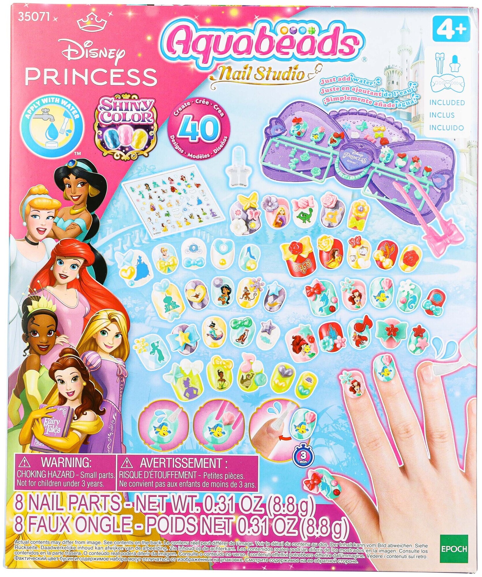 Aquabeads Disney Prinzessin Nagelstudio