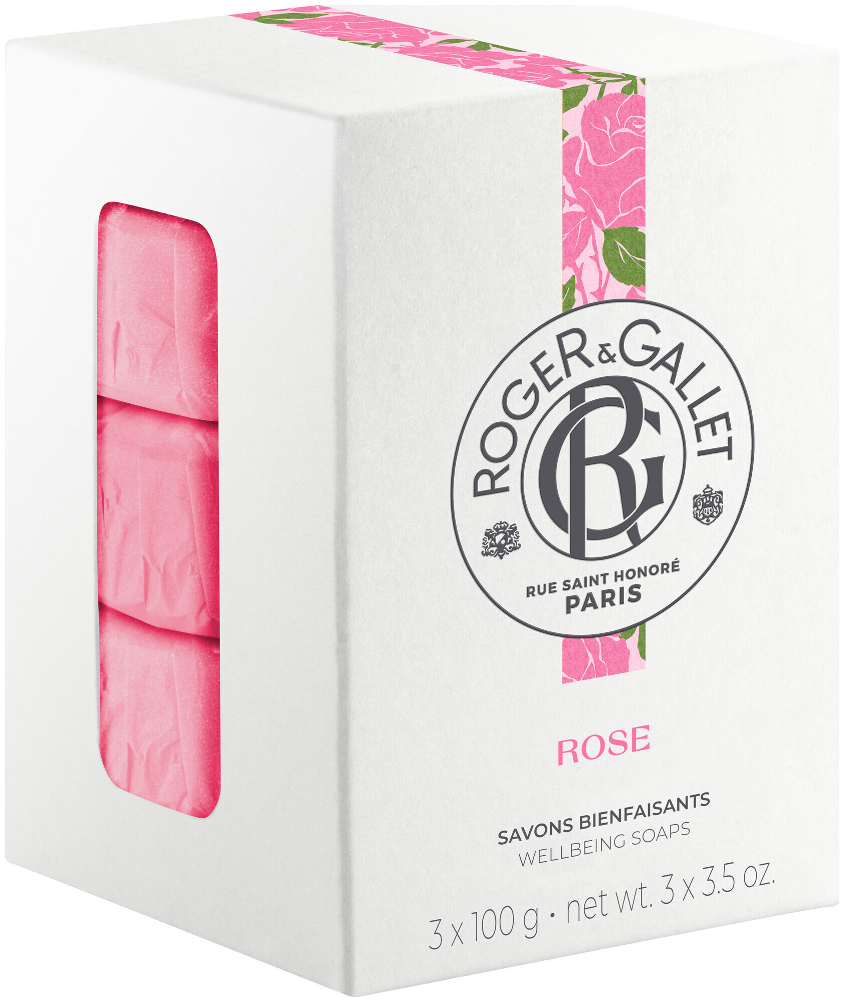 Image of Roger&Gallet Wohlfühl-Seifen Set Rose