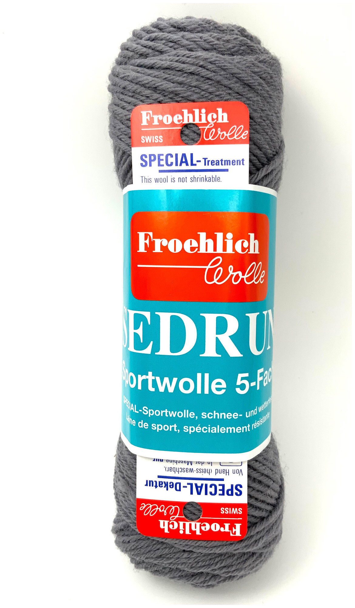 Image of Froehlich Sedrun 5503 Sportsockenwolle grau 50g