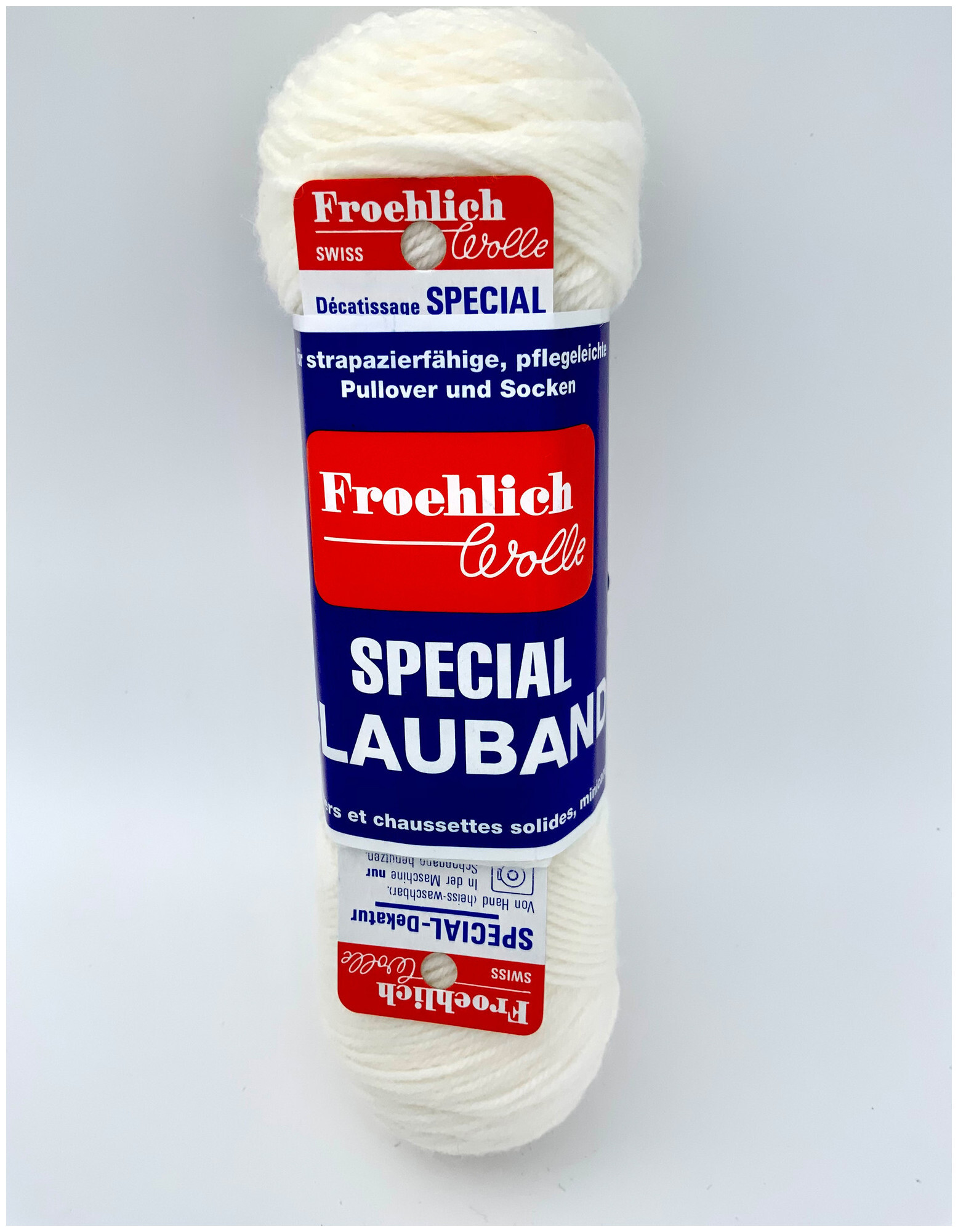 Image of Froehlich Blauband 2020 Sockenwolle weiss 50g