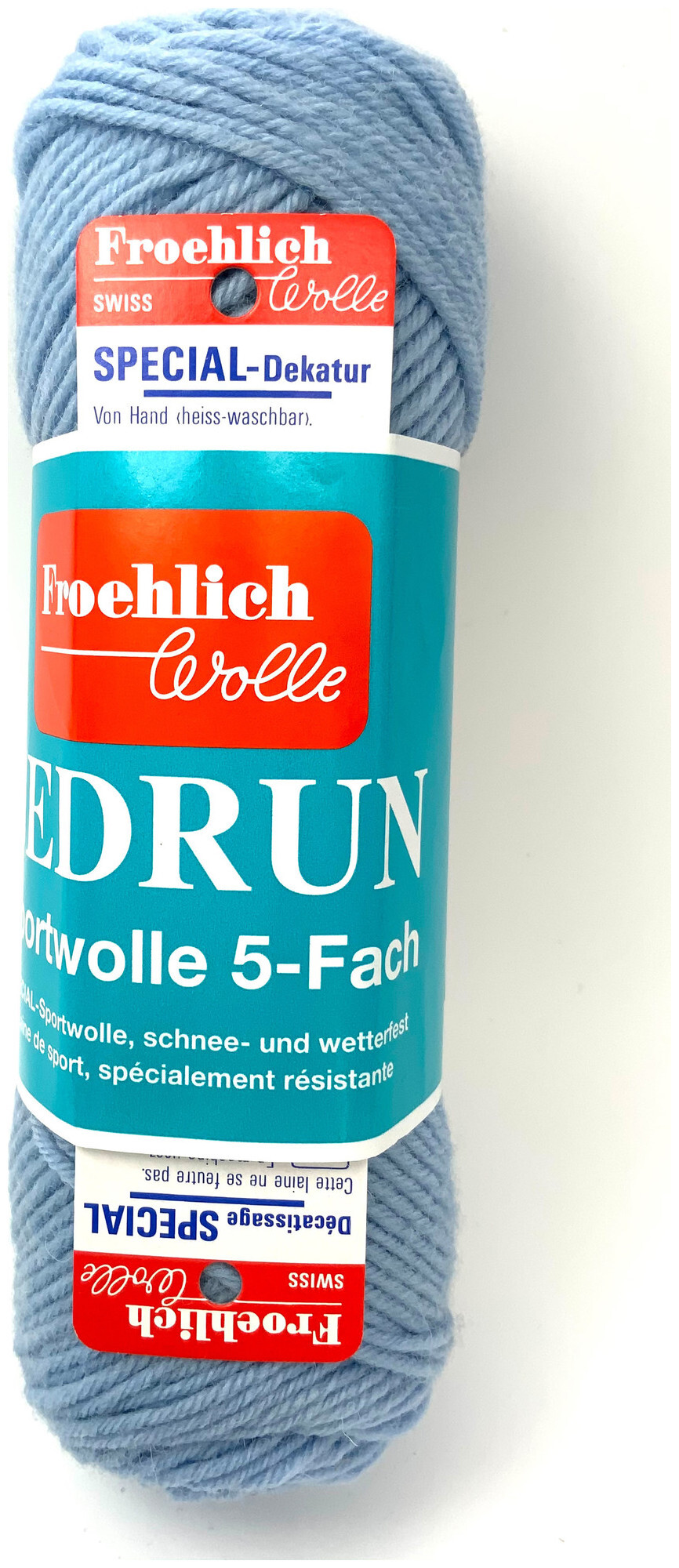 Image of Froehlich Sedrun 5525 Sportsockenwolle hellblau 50g