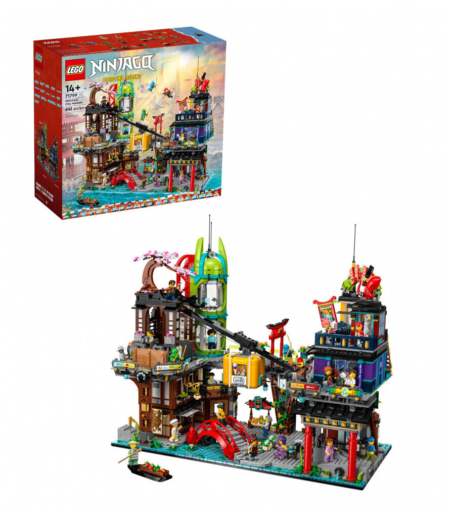 Lego Ninjago 71799 Die Märkte von Ninjago City (Lego Rare Set)