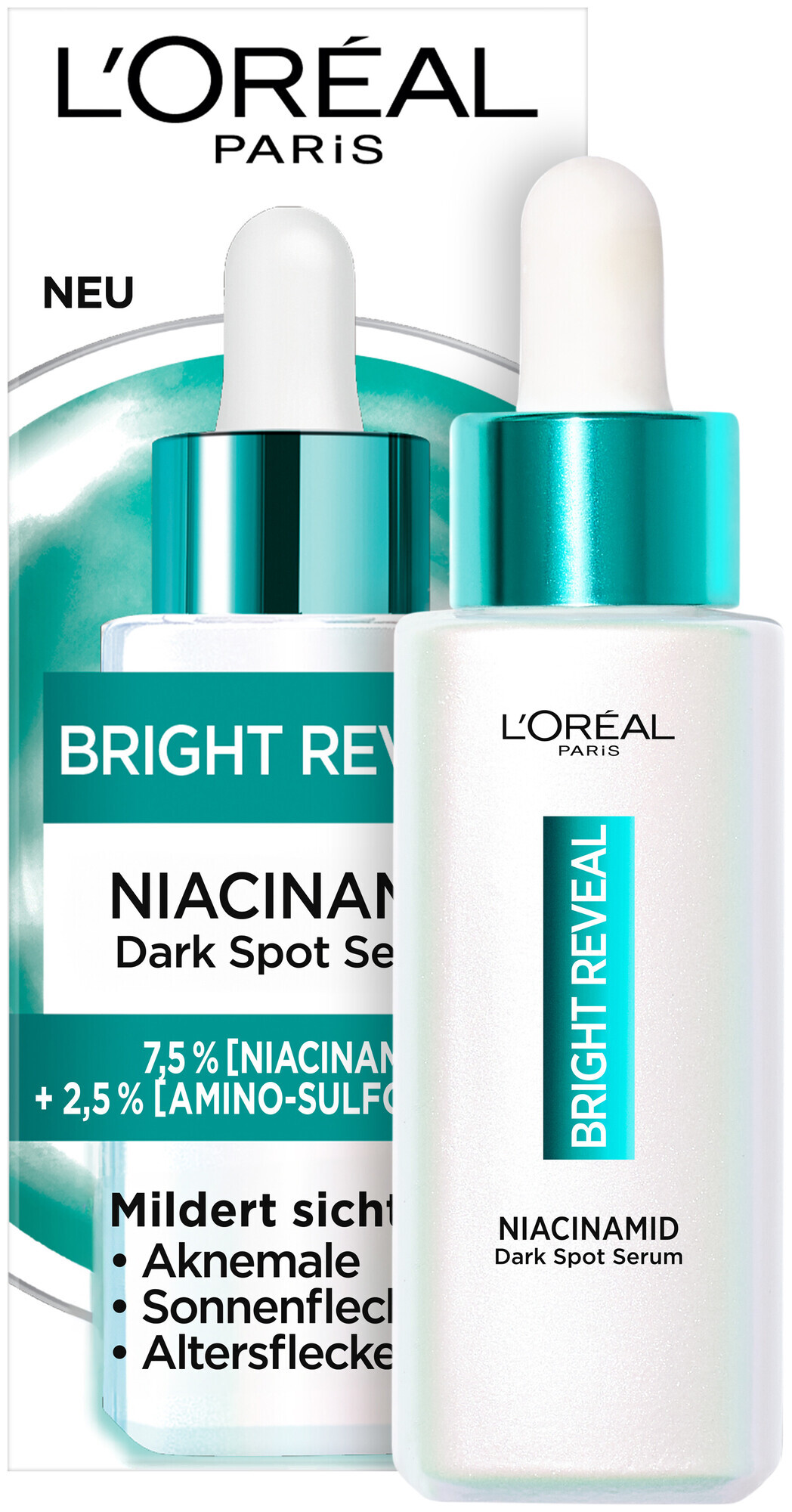 Image of L'Oréal Paris Bright Reveal Niacinamid Dark Spot Serum, 30.0ml