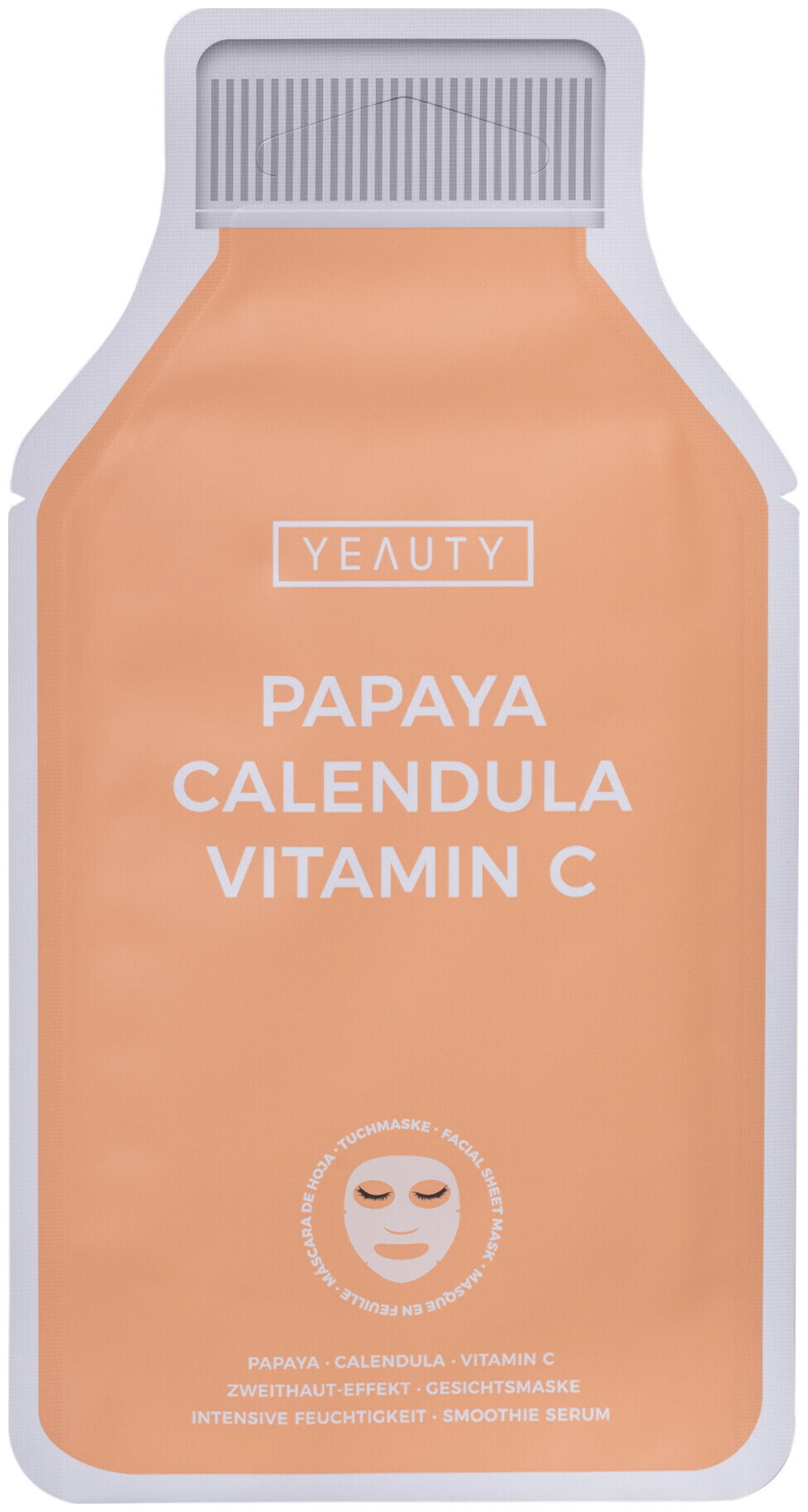 Yeauty Gesichtsmaske Papaya-, Ringelblumen- & Vitamin C