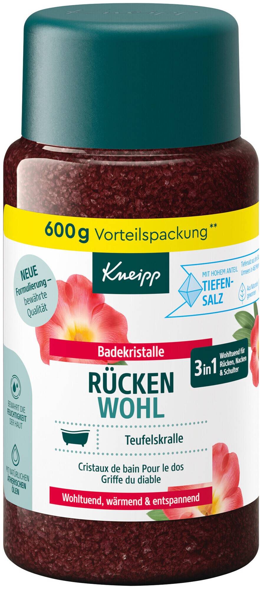 Image of Kneipp Badekristalle Rücken Wohl 600 g