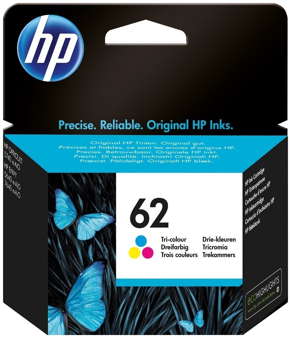 Image of HP Tintenpatrone 62 color OfficeJet C2P06Ae