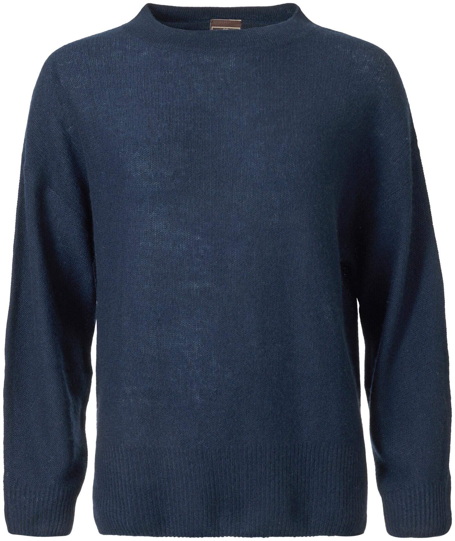 Cashmere Dames Pull en cachemire col R navy S